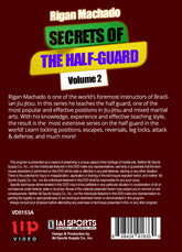 Brazilian Jiu Jitsu Secrets of Half-Guard #2 DVD Rigan Machado MMA grappling